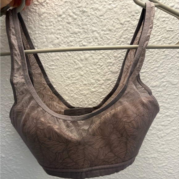 LULULEMON shadow mesh bra leaf lunar rock misty shell size XS - Picture 2 of 4